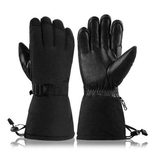 (Black 1019, XL) 3M Thinsulate Ski Gloves - Waterproof, Windproof, Touchscreen