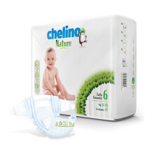 Pañales Chelino Nature Talla 6 (17-24 kg) Hipoalergénicos - 27 unidades