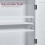(White) Priano 2 Door Mirrored Wall Bathroom Cabinet 4