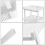 Songmics Rolling Trolley Storage Unit with 3 Shelves for Kitchen Bathroom Cellar 5