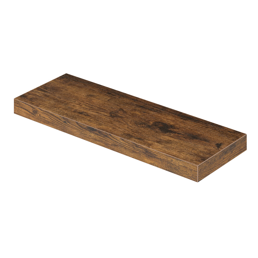 Vasagle Floating Shelf, For Photos, Decorations, In Living Room, Kitchen, Hallway, Entryway, Bathroom, Brown