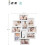 Songmics Collage Picture Frames, 10 Frames for 4x6 Photos, Collage Photo Frames for Wall, Multi Frames, Wall Decor, Cloud White 3