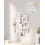 Songmics Collage Picture Frames, 10 Frames for 4x6 Photos, Collage Photo Frames for Wall, Multi Frames, Wall Decor, Cloud White 4