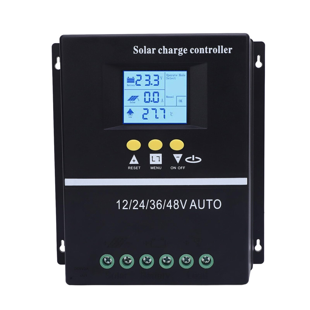 Mppt Solar Charge Controller 60A 12V48v Lcd 99.5% Efficiency For Lifepo4 Gel With Dual Usb 9053599680895