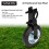 6' Gate Support Wheel for Chain Link Fence, Prevent Gate Dragging, Fits 15/8 to 2' Frames, 2 Pack Black 5