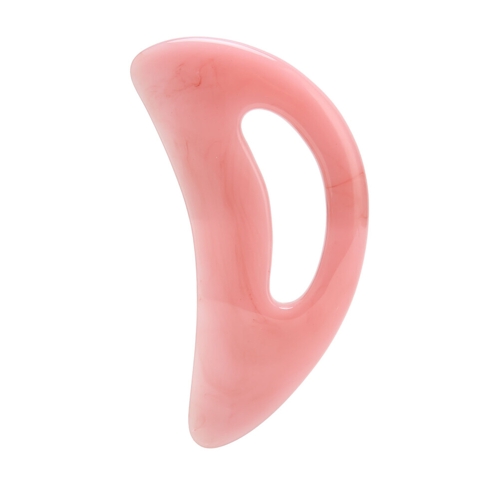 Pink Resin Skin Gua Sha Plate Whole Body Massage Board For Home Salon