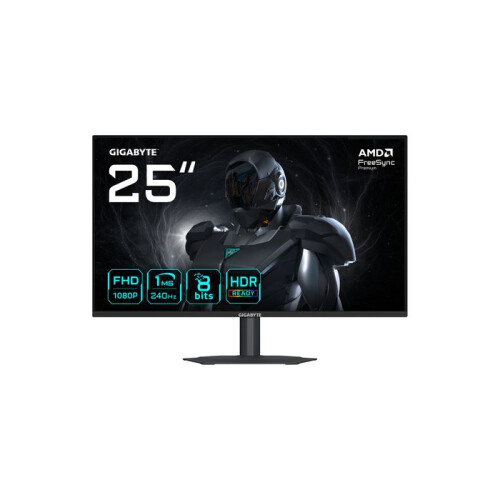 Gigabyte Monitor de jogo - GIGABYTE - G25F2A - 24,5 polegadas FHD - 240Hz - 1 ms 1