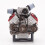 Functional 3D Printed V8 Engine Model Kit with Visible Supercharger, DIY Assembly for RC Car and Learning Display 4