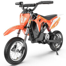 HILLMILES MileRocket1 Moto elettrica per bambini 36V 3 velocità 25 km/h Arancione - 4-10 anni, autonomia 20 km