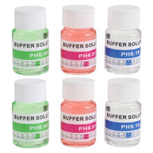 6Pièces Solution De Calibration PH Kit ABS Couleurs Assorties Maison