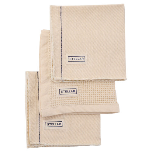 Stellar Stellar Textiles Set of 3 Utility Cloths