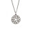 Round Eternal Interlace Pewter Pendant Necklace 1