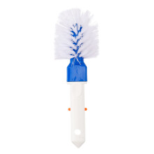 Pool Cleaning Brush with Durable Bristles for Corners and Tiles, Handheld for Walls and Steps