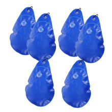 Pool Cover Water Bags 6pcs Leakproof Weights with Hooks for Securing Above Ground Pool Tarps