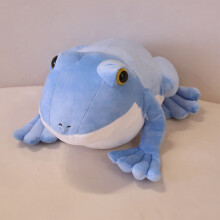 (Blue, 32cm) Cute Frog Plush Toy - Soft Kids Gift for Birthday
