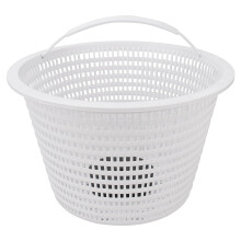 Pool Skimmer Basket 8 Inch Weighted with Handle for Hayward SP1070 and Pentair U3 Replacement