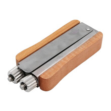 Beekeeping Wire Tensioner with Wooden Handle, Stainless Steel Frame Tightener for Secure Hive Assembly