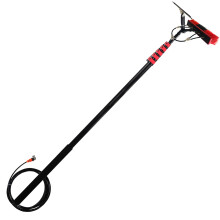 Telescopic Window Cleaning Pole 9M Aluminum Water Fed Kit with Soft Brush for Solar Panels
