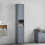 (Grey) Priano 2 Door Tall Cabinet Bathroom Storage Unit 1