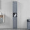 (Grey) Priano 2 Door Tall Cabinet Bathroom Storage Unit 2