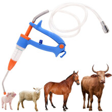 20ml Veterinary Medicine Dispenser Adjustable Drench Gun for Livestock with Precision Control