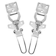 Beekeeping Hive Connector Buckle Clamp, Durable Galvanized Steel, Secure Locking Clip, 2pcs