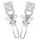 Beekeeping Hive Connector Buckle Clamp, Durable Galvanized Steel, Secure Locking Clip, 2pcs 1