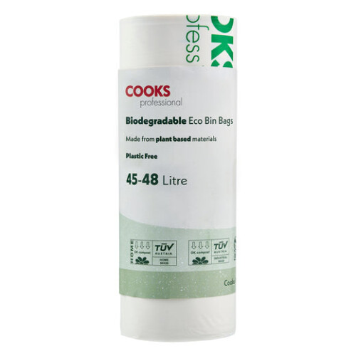 Cooks Professional Cooks Professional Biodegradable Bin Bags | 55-65L | 25 Pack