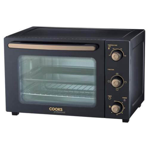 Cooks Professional Cooks Professional 34L Mini Oven | Black / Copper