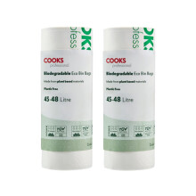 Cooks Professional Biodegradable Bin Bags | 45-48L | 50 Pack