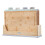 Cooks Professional Cooks Professional 4 Piece Bamboo Index Chopping Board Set | Multi-Coloured 1