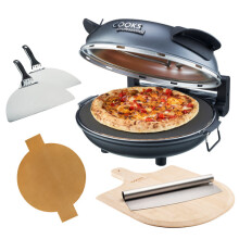 Cooks Professional Electric Pizza Oven Set | Grey