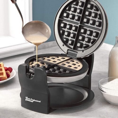 Cooks Professional Cooks Professional Rotary Waffle Maker | Silver 2