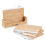 Cooks Professional Cooks Professional 4 Piece Bamboo Index Chopping Board Set | White Tabs 6