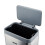 Cooks Professional Cooks Professional XL Pedal Bin 65L | Silver 6