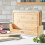 Cooks Professional Cooks Professional 4 Piece Bamboo Index Chopping Board Set | Grey Tabs 2