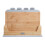 Cooks Professional Cooks Professional 4 Piece Bamboo Index Chopping Board Set | Grey Tabs 4