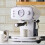 Cooks Professional Cooks Professional Retro Espresso Machine | White / Silver 2