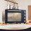 Cooks Professional Cooks Professional 48L Mini Oven with 2 Ceramic Hobs | Black / Copper 2