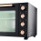 Cooks Professional Cooks Professional 48L Mini Oven with 2 Ceramic Hobs | Black / Copper 5