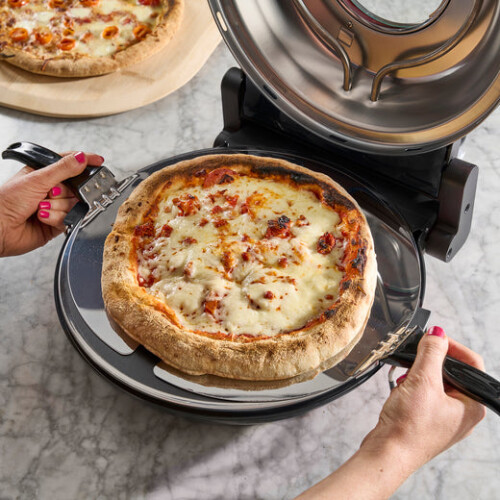 Cooks Professional Cooks Professional Electric Pizza Oven Set | Black 2