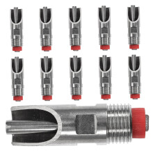 10 Pack Automatic Pig Waterer Stainless Steel Drinker Valve for Livestock Farms Water Saving