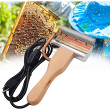 Electric Honey Extractor with Electric Heated Uncapping Knife, Fast Heating DualSided Blade for Beekeeping