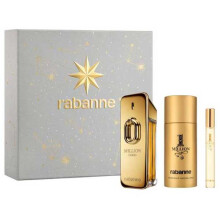 Paco Rabanne Million Gold Intense Gift Set (Eau De Parfum Spray 100ml + Deodorant Spray 150ml + 10ml Travel Spray)