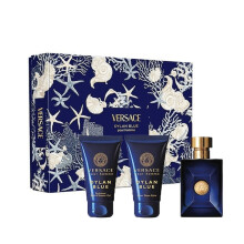 Versace Dylan Blue Gift Set (Eau De Toilette 50ml + Shower Gel 50ml + Aftershave Balm 50ml)