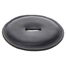 Cowhide Cymbal Pad Replacement with AntiSlip Cushion Design, Noise Reduction, Black
