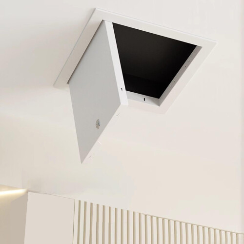 Lockable Ceiling and Wall Access Panel 30x36in Paintable White Door with Secure Rotary Lock