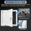 Lockable Ceiling and Wall Access Panel 30x36in Paintable White Door with Secure Rotary Lock 3