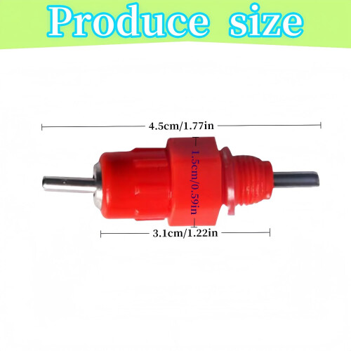20 Pack Poultry Nipple Drinker Chicken Waterer Kit, Leakproof 360 Automatic Watering System 1