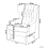 Beliani Wingback Chair MOLDE Fabric Blue 5